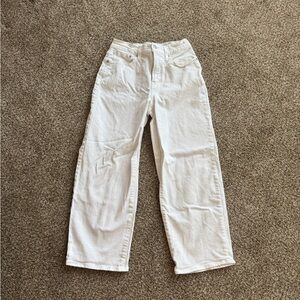 Madewell Women's Straight Leg White Jeans